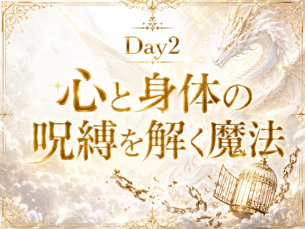 Day2 心と身体の呪縛を解く魔法